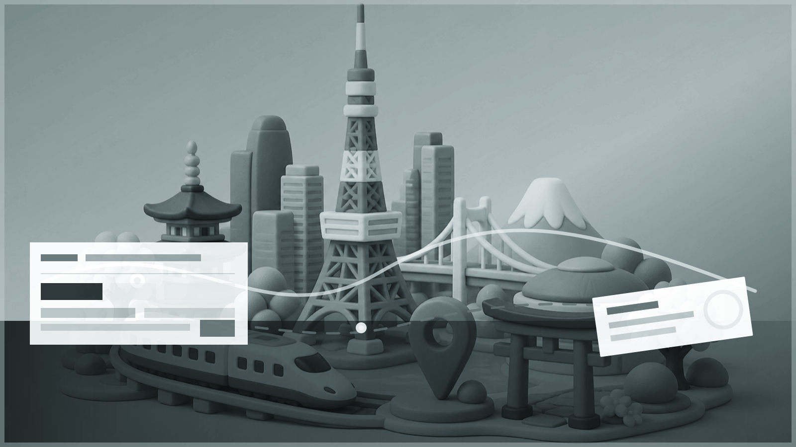 Tokyo travel miniature